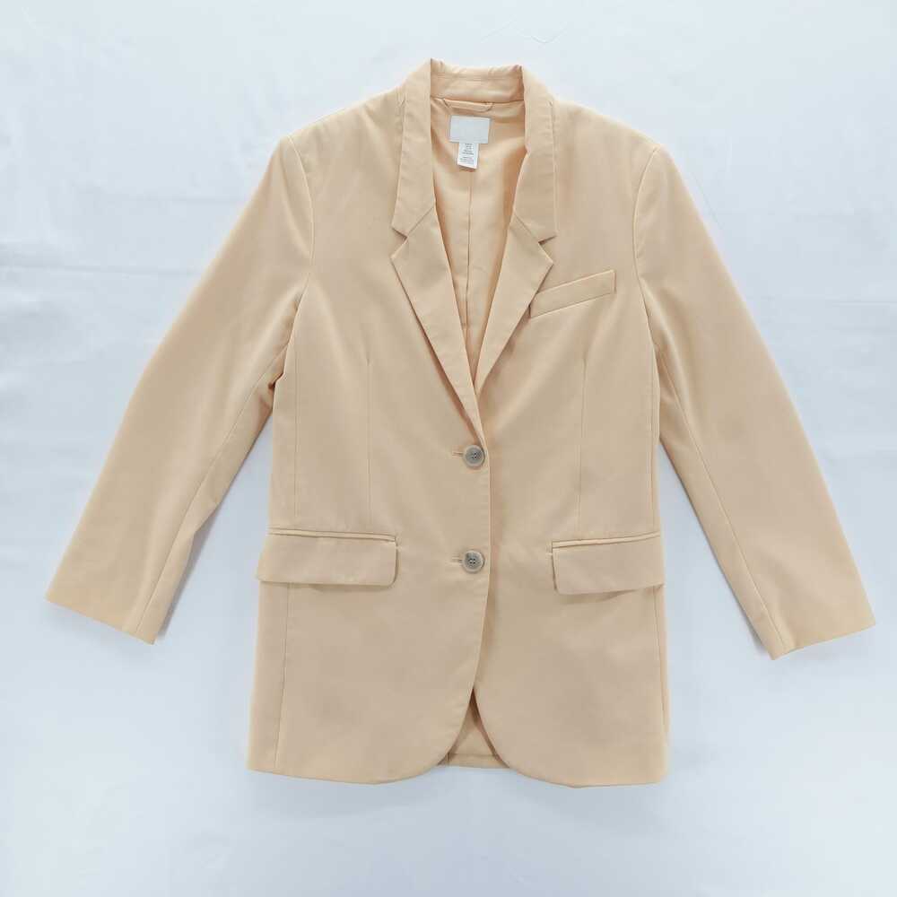 H&M Beige Blazer Jacket Size XS Business Casual Office